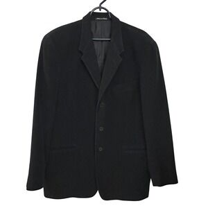 Calvin‎ Klein Collection Blazer Mens 42 Navy Blue Made in Italy 3-Button